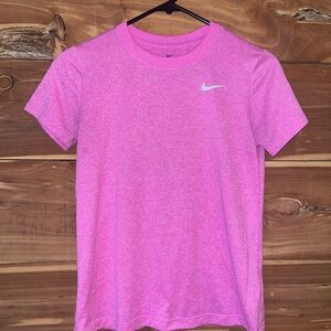 Nike Dri-FIT Heathered Pink Tee